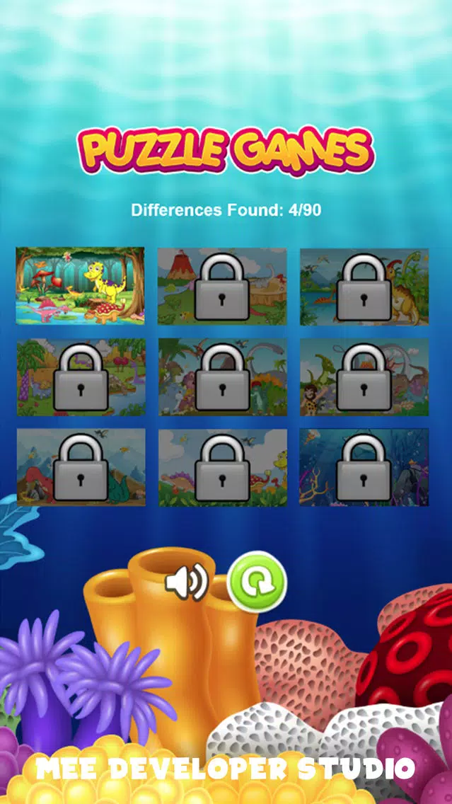ภาพหน้าจอของ Dino Puzzle Hidden Dinosaur