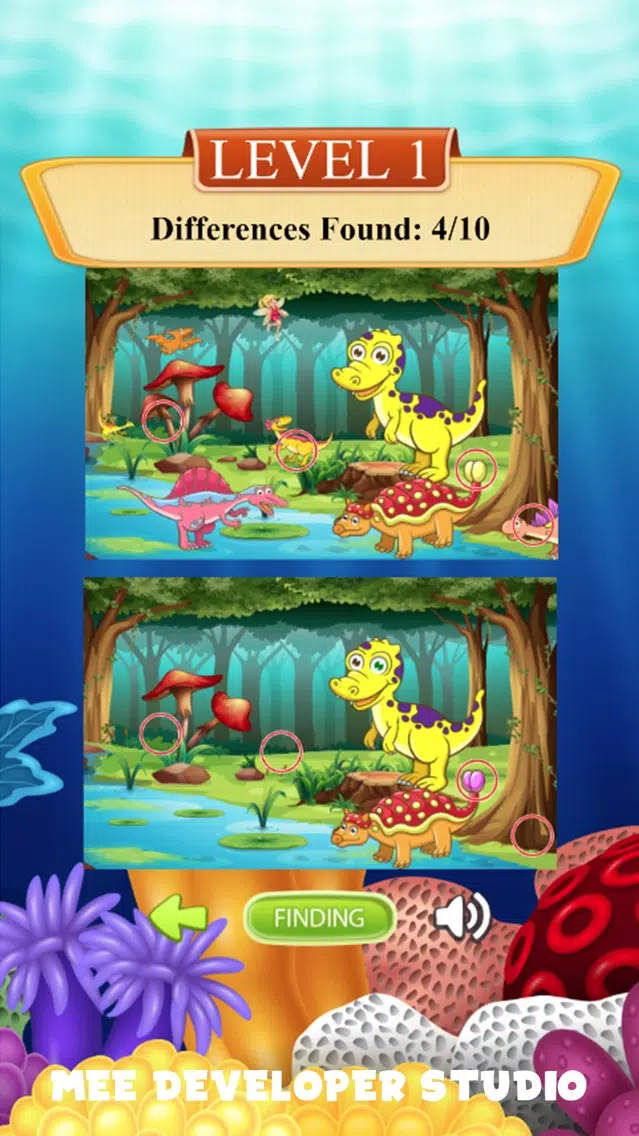 ภาพหน้าจอของ Dino Puzzle Hidden Dinosaur