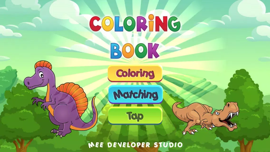 Screenshot di Dinosaur Animal Coloring Book