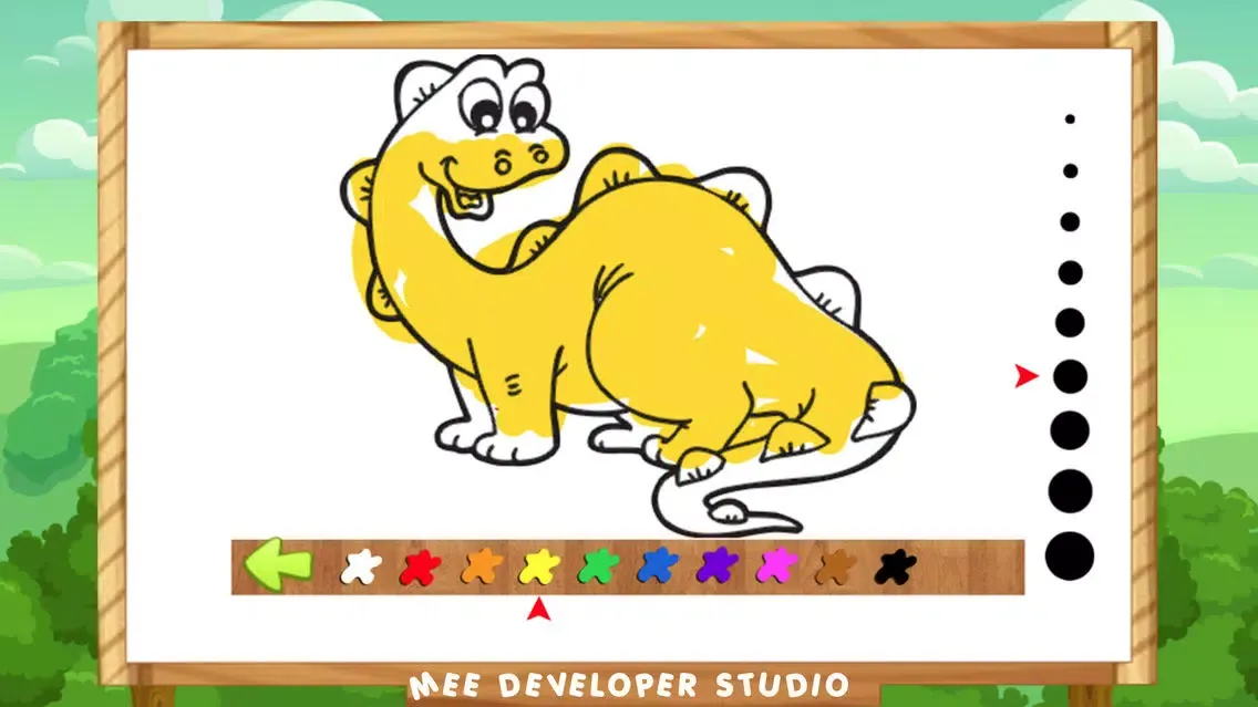 Screenshot di Dinosaur Animal Coloring Book
