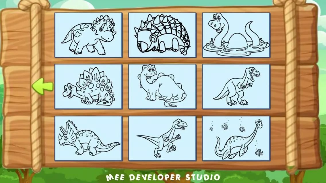 Screenshot di Dinosaur Animal Coloring Book