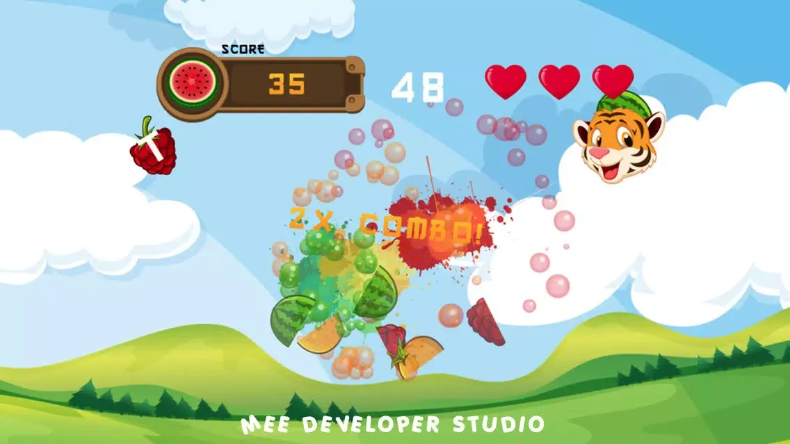 Capturas de tela do Fruit Slice Animal Word Puzzle