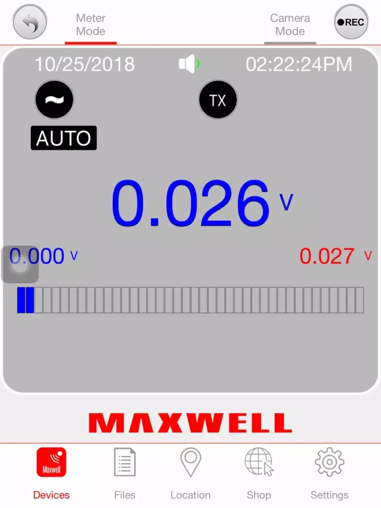 Maxwell Multimeters iPad  स्क्रीनशॉट