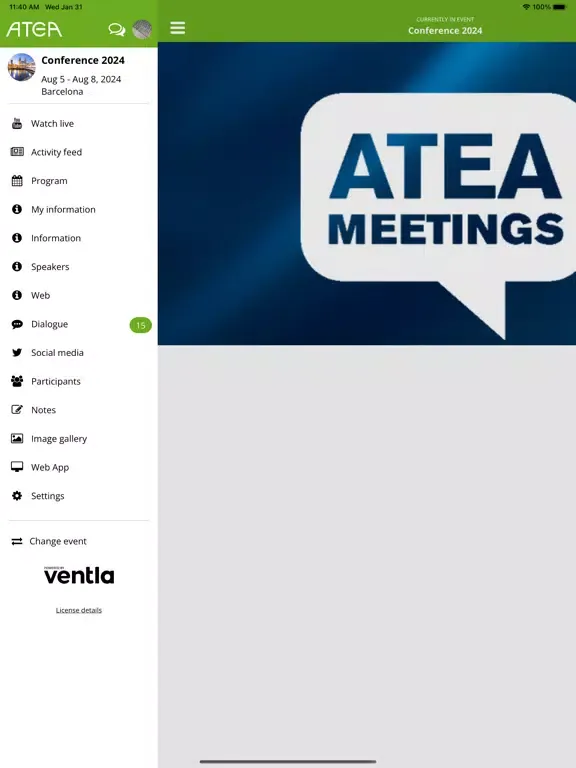 Скриншоты Atea Meetings iPad 