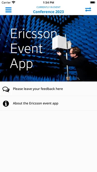 Ericsson Events 스크린샷