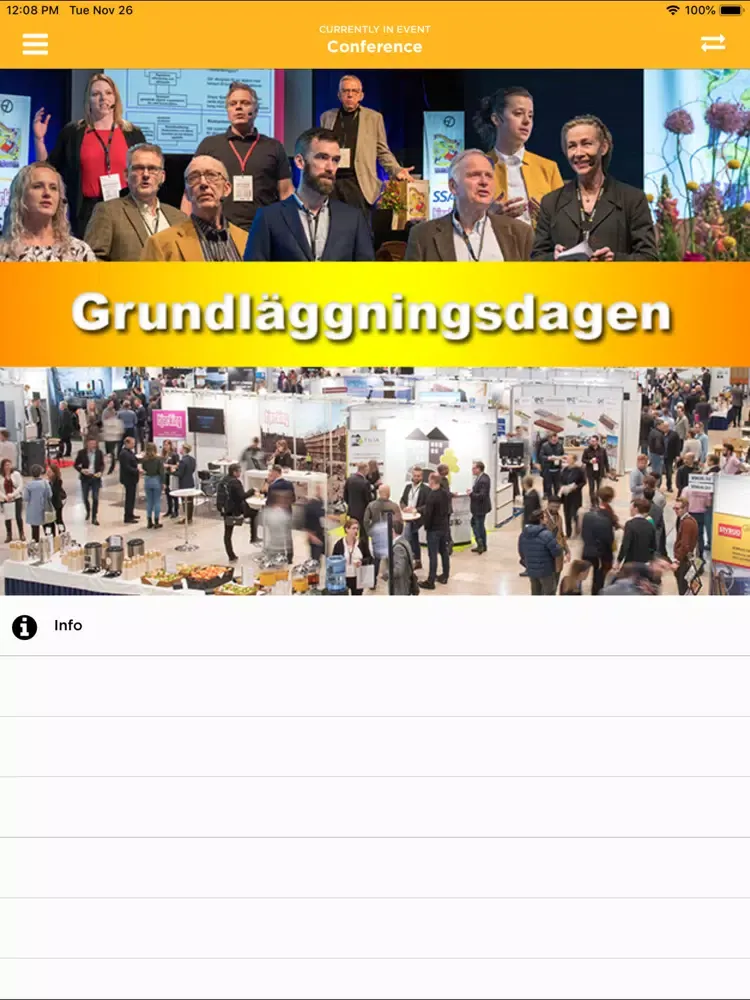 Grundläggningsdagens app (SGF) iPad  Ekran Görüntüleri