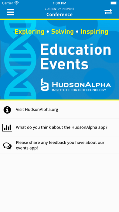 HudsonAlpha Education Events スクリーンショット