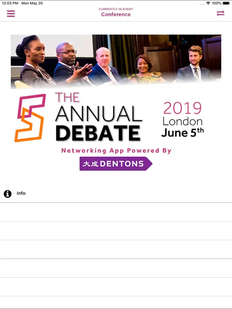 The Annual Debate 2019 iPad 应用截图