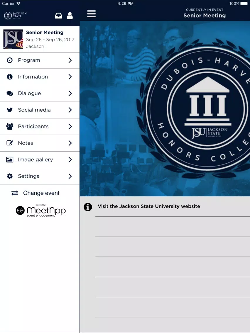 Screenshot di JSU Honors iPad 