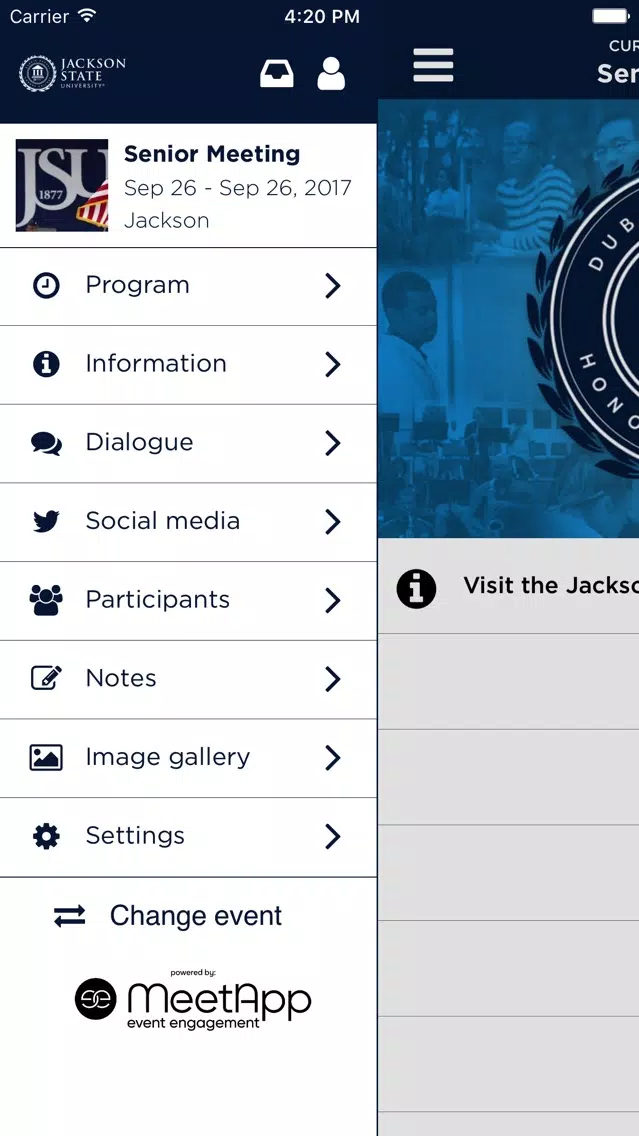Screenshot di JSU Honors