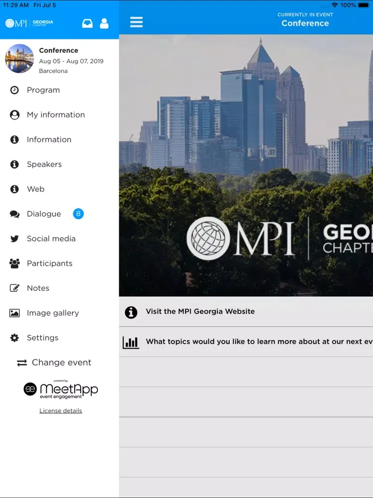 MPI Georgia iPad 应用截图