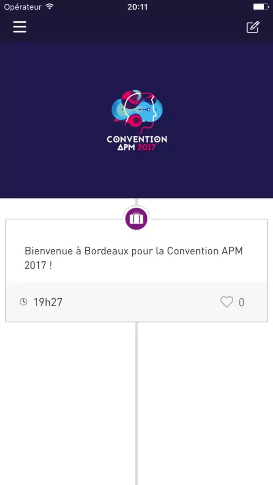 Captures d'écran de Convention APM 2017