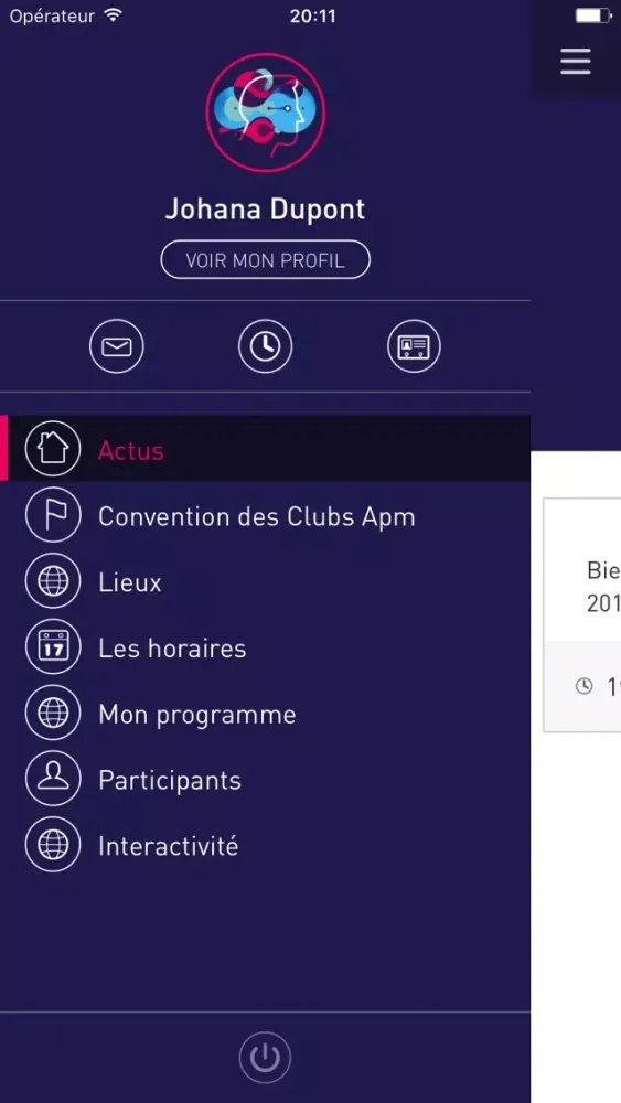 Captures d'écran de Convention APM 2017