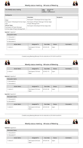 Meeting Minutes Pro應用截圖