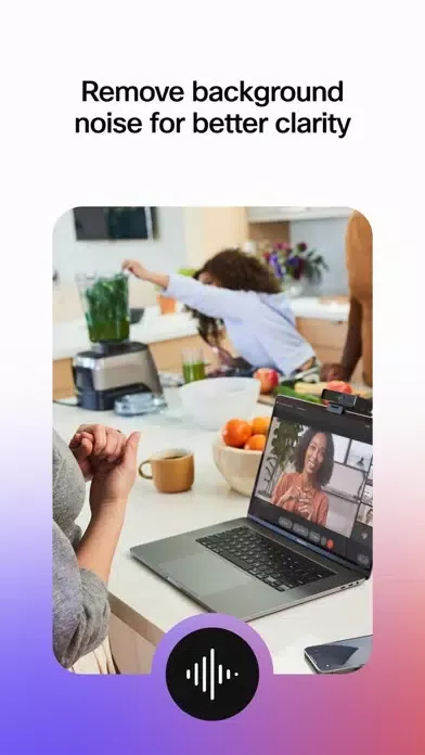 Capturas de tela do Rooms Meeting