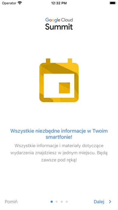 Tangkapan skrin Google Cloud Summit Poland