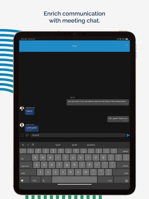S-Net Connect Meeting iPad  سکرین شاٹس