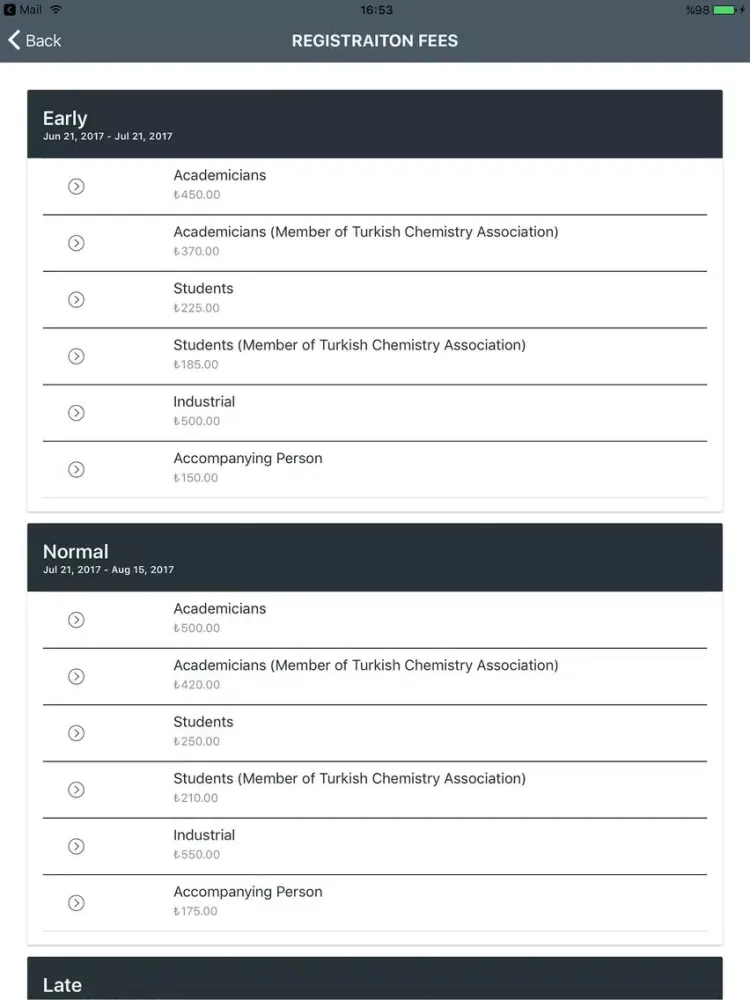 Скриншоты National Chemistry Congress 2017 iPad 