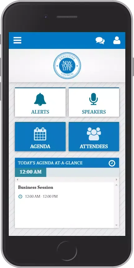 Capturas de tela do New York Life 2017 Council Meetings