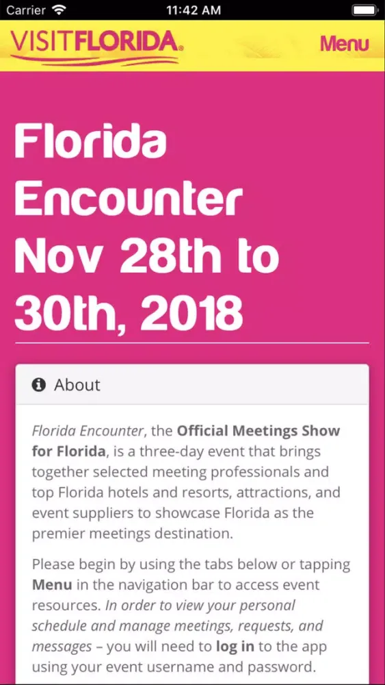 2018 Florida Encounter سکرین شاٹس