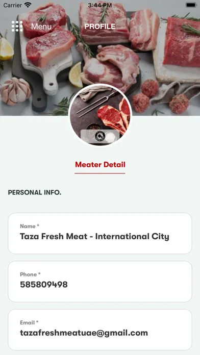 Capturas de pantalla de Meat-O-Door Vendor