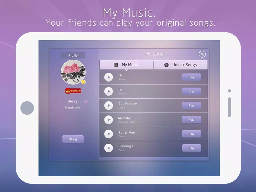 تصاویر Cool Piano iPad 