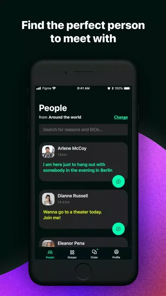 ภาพหน้าจอของ MeetU: Meet People Openly