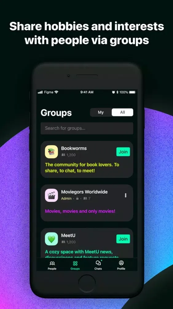 ภาพหน้าจอของ MeetU: Meet People Openly