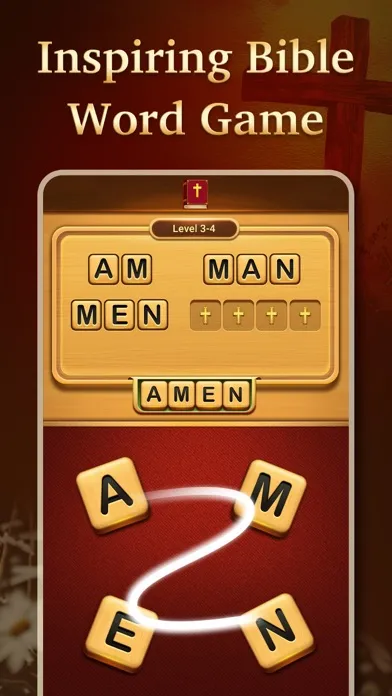 Tangkapan layar Bible Word Puzzle - Word Games