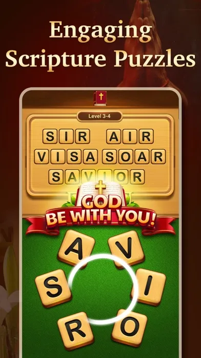 Tangkapan layar Bible Word Puzzle - Word Games