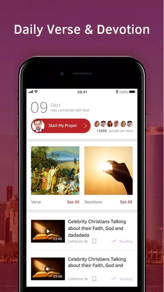 Capturas de tela do Light Bible: Verses, Audio