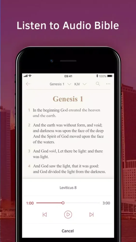 Capturas de tela do Light Bible: Verses, Audio