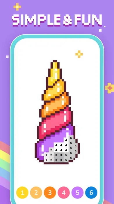 Bit Color by Number: Pixel Art Screenshots