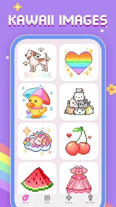 Bit Color by Number: Pixel Art Screenshots