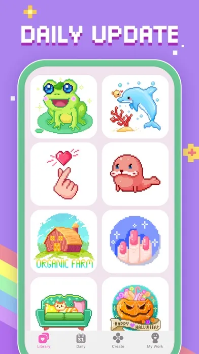 Bit Color by Number: Pixel Art Screenshots