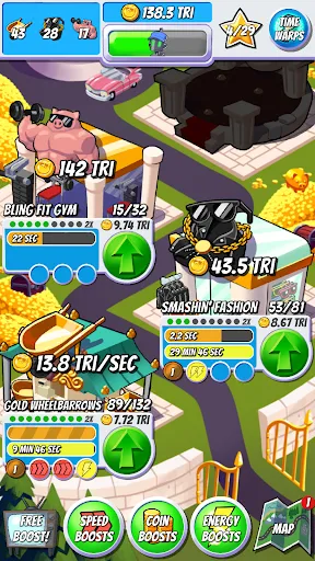 Capturas de pantalla de Tap Empire: Idle Tycoon Game