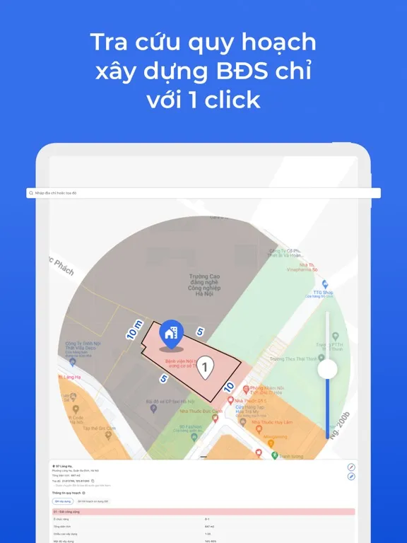 Meey Map - Tra quy hoạch 4.0 iPad  স্ক্রিনশট