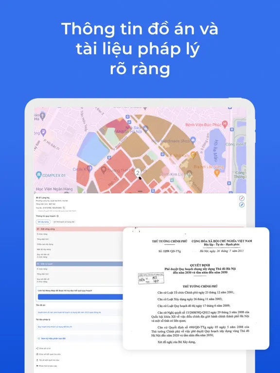 Meey Map - Tra quy hoạch 4.0 iPad  স্ক্রিনশট