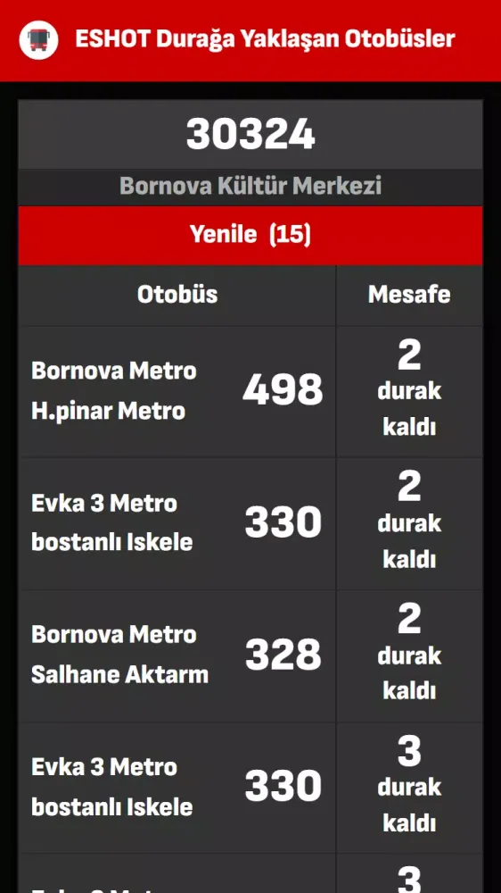 Captures d'écran de Durağa Yaklaşan Otobüsler