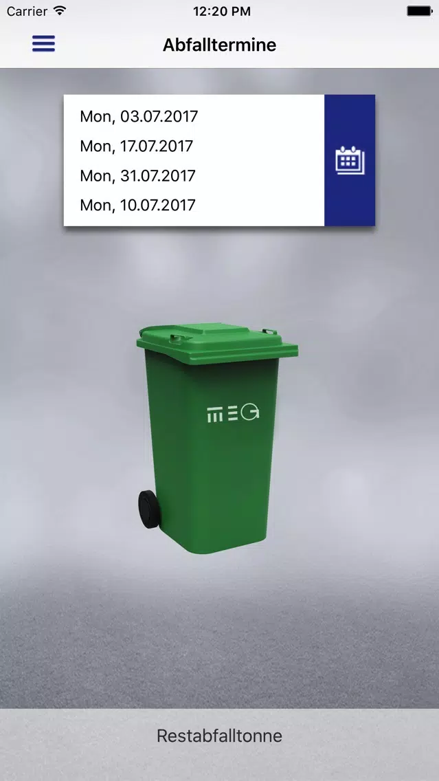 Zrzuty ekranu MEG-App