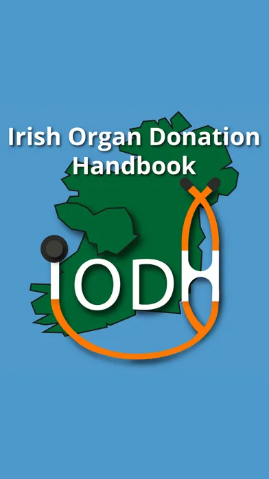 Tangkapan skrin Irish Organ Donation Handbook