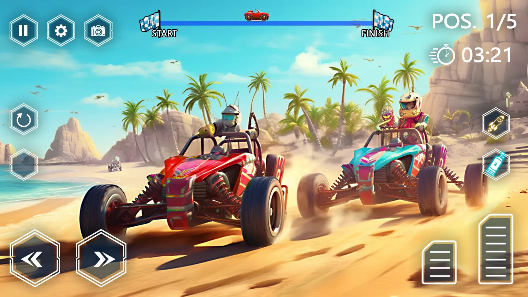 Car Racing:Beach Buggy Race 3d Screenshots