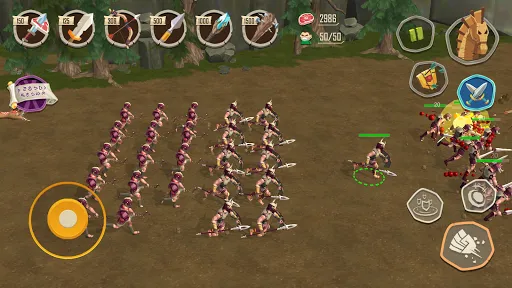 Capturas de pantalla de Trojan Wars: Battle & Defense