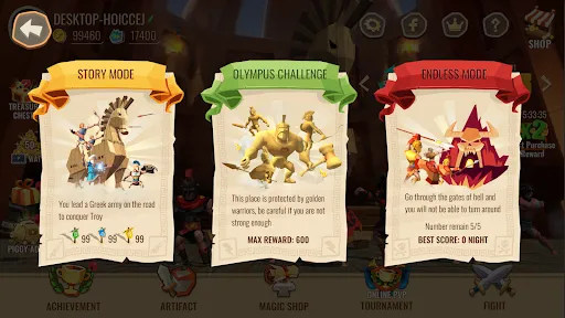 Capturas de pantalla de Trojan Wars: Battle & Defense