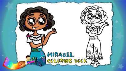 Ảnh chụp màn hình của Mirabel Coloring Book