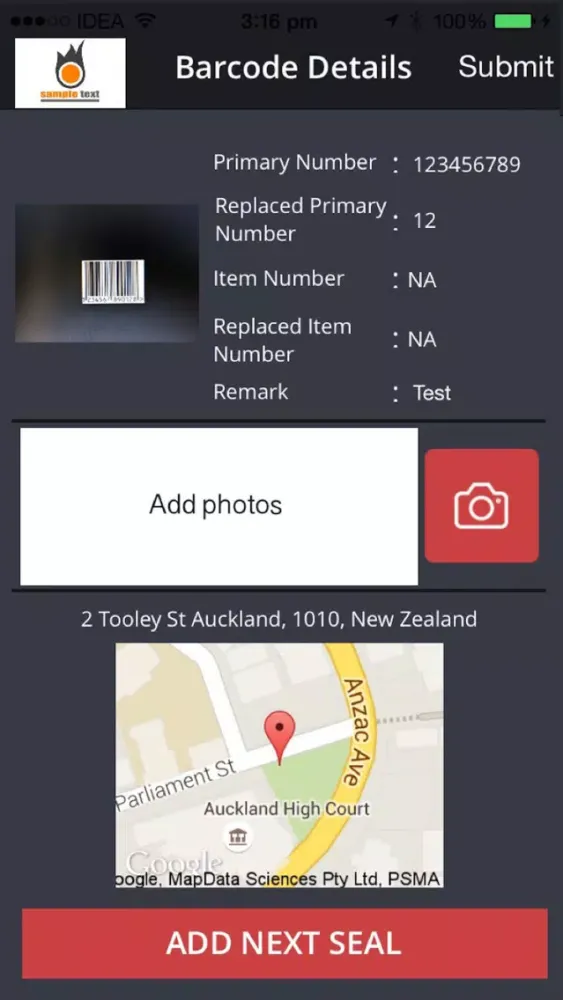 Screenshot di Mega-APP