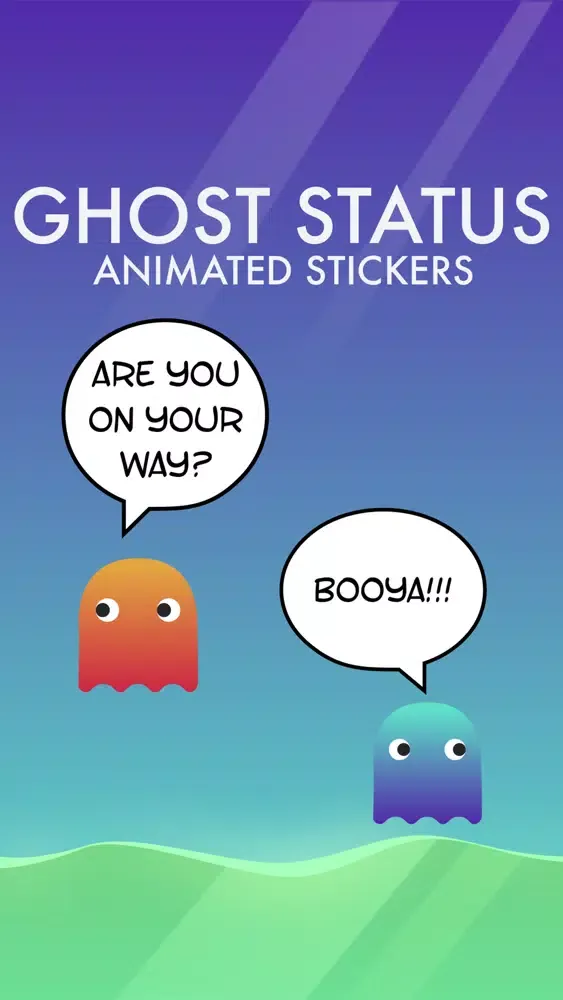 Tangkapan skrin Ghost Status Animated Stickers
