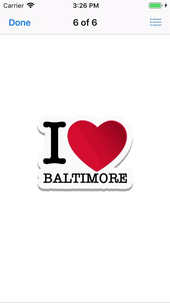 Capturas de tela do I Love Your City Stickers Pack