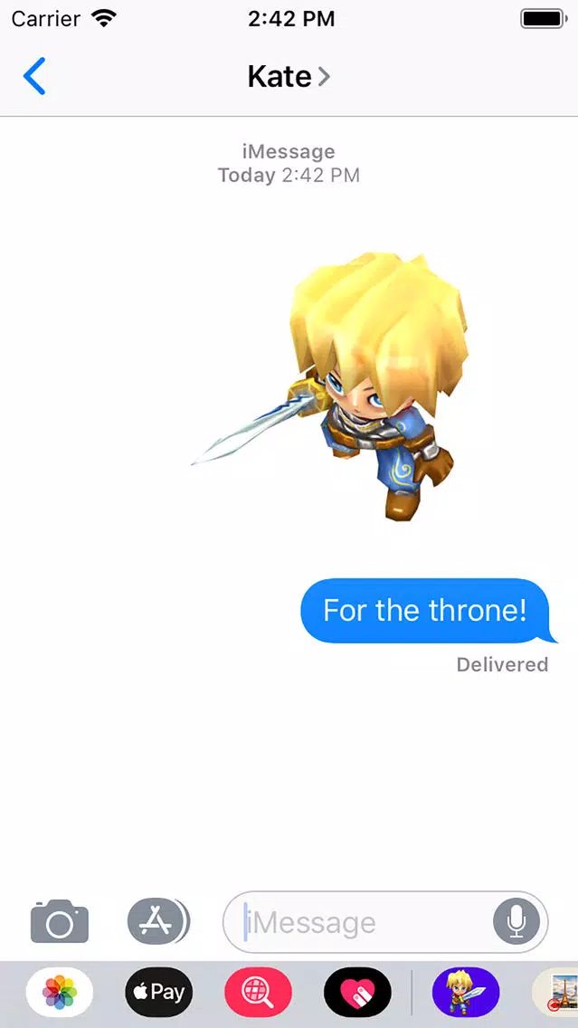 Tangkapan layar Knight in Shining Armour