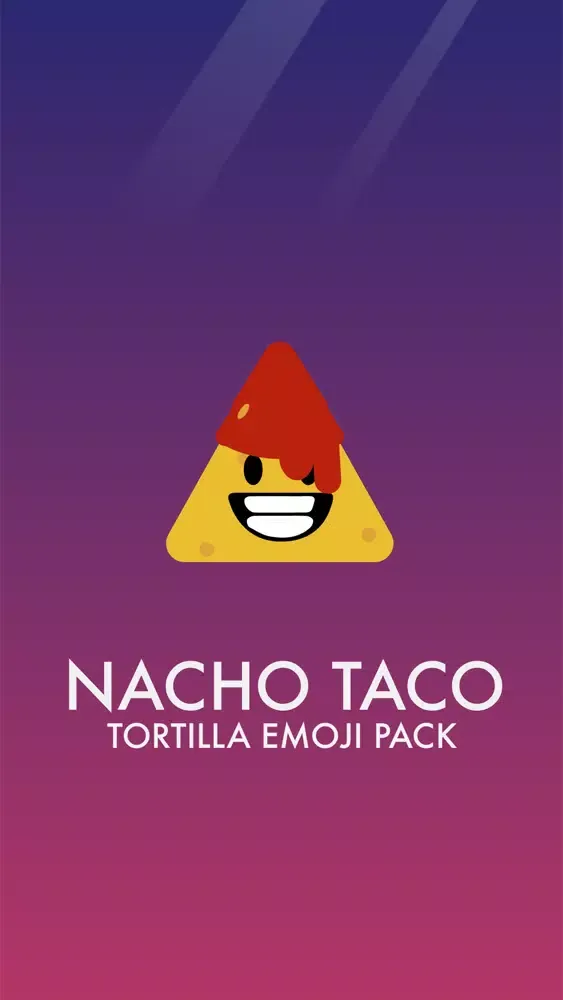 Tangkapan skrin Nacho Taco Stickers